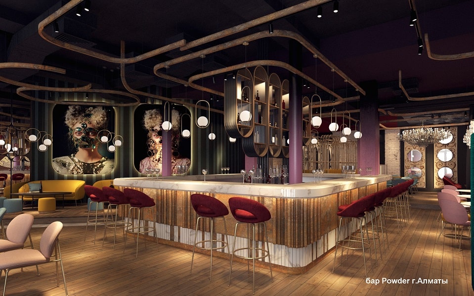 Дизайн кафе  2021 в Алматы / Астане